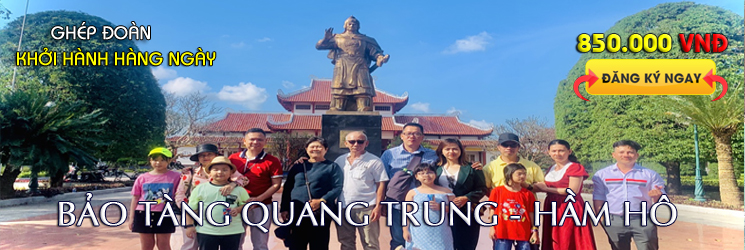 Tour Quy Nhơn 1 Ngày – Bảo Tàng Quang Trung – Tháp Đôi Ghép Khách